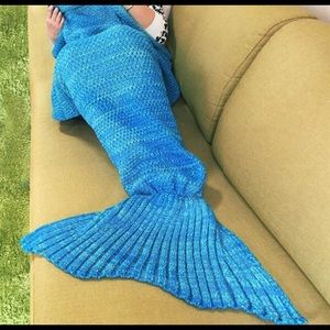 Mermaid tail blanket